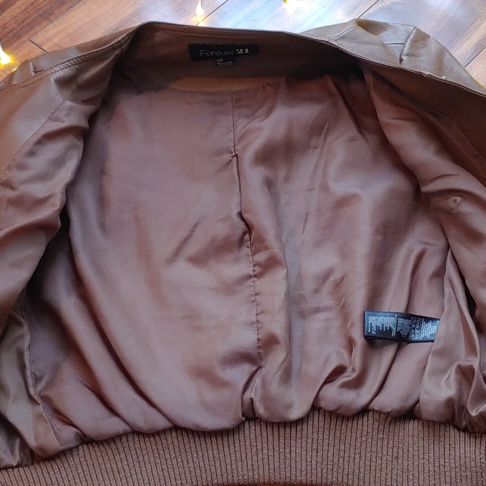 Faux leather jacket. - Picture 6 of 7